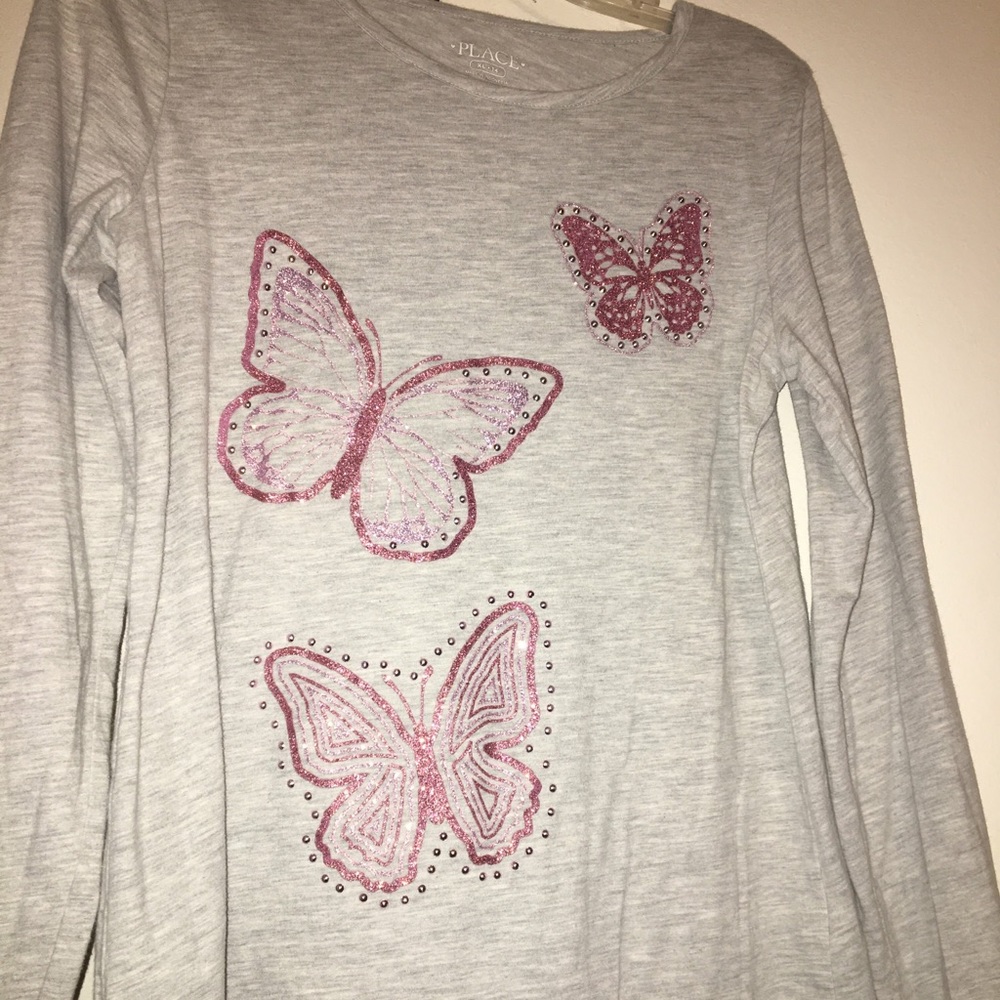 Children’s Place Butterfly Long Sleeve Shirt 14
